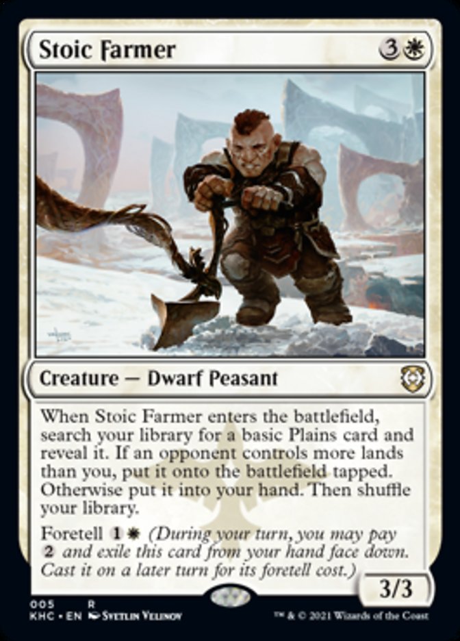 Stoic Farmer [Kaldheim Commander] | Webway Games