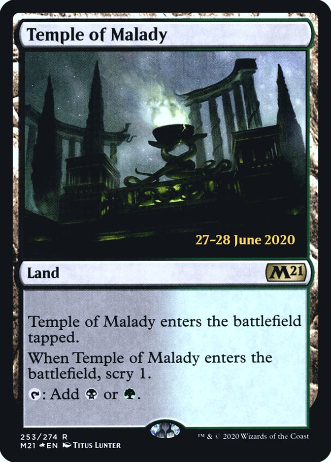 Temple of Malady  [Core Set 2021 Prerelease Promos] | Webway Games