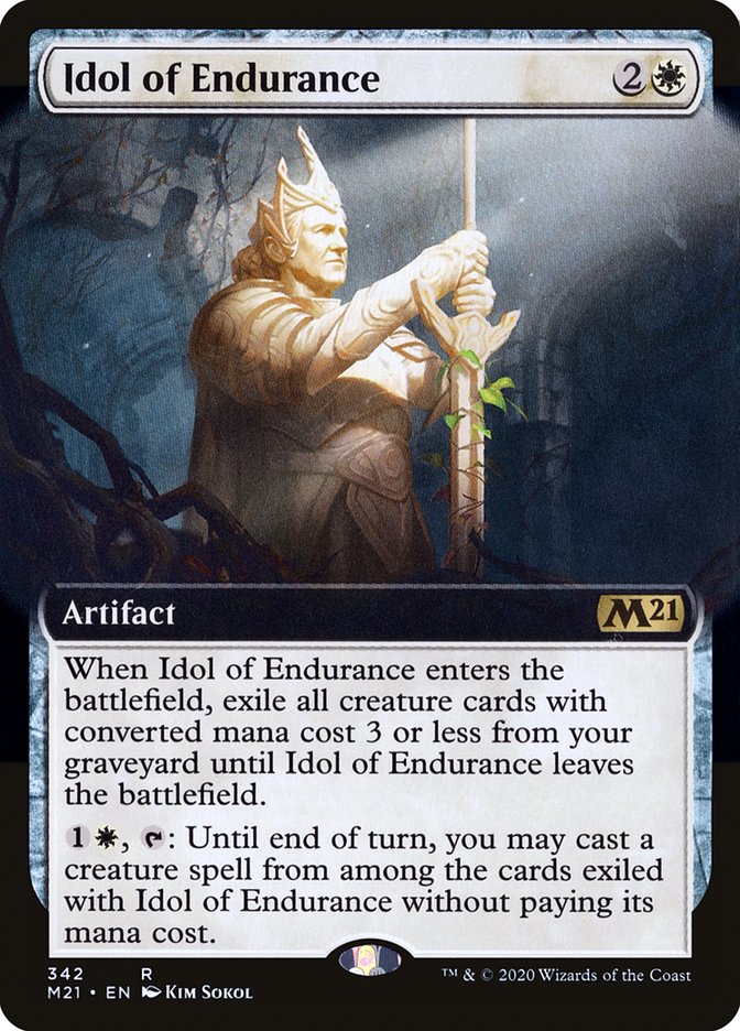 Idol of Endurance (Extended Art) [Core Set 2021] | Webway Games