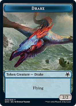 Soldier // Drake Double-Sided Token [Game Night: Free-for-All Tokens] | Webway Games