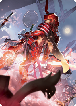 Peerless Samurai Art Card [Kamigawa: Neon Dynasty Art Series] | Webway Games