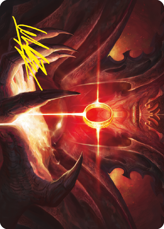 Sol Ring Art Card (Gold-Stamped Signature) [The Lord of the Rings: Tales of Middle-earth Art Series] | Webway Games