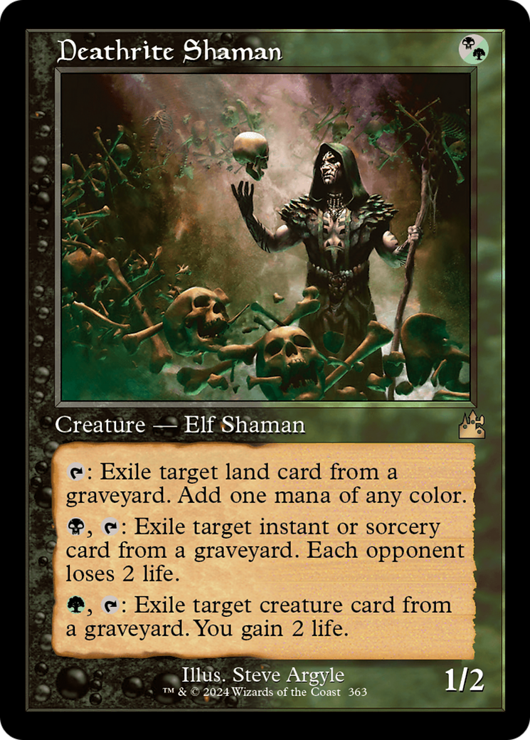 Deathrite Shaman (Retro Frame) [Ravnica Remastered] | Webway Games