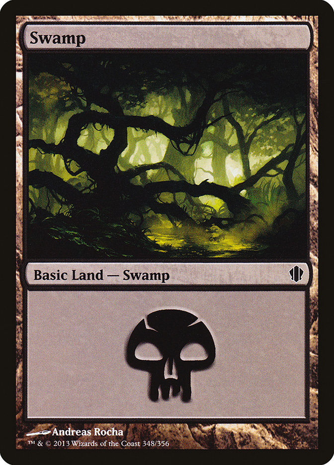 Swamp (#348) [Commander 2013] | Webway Games