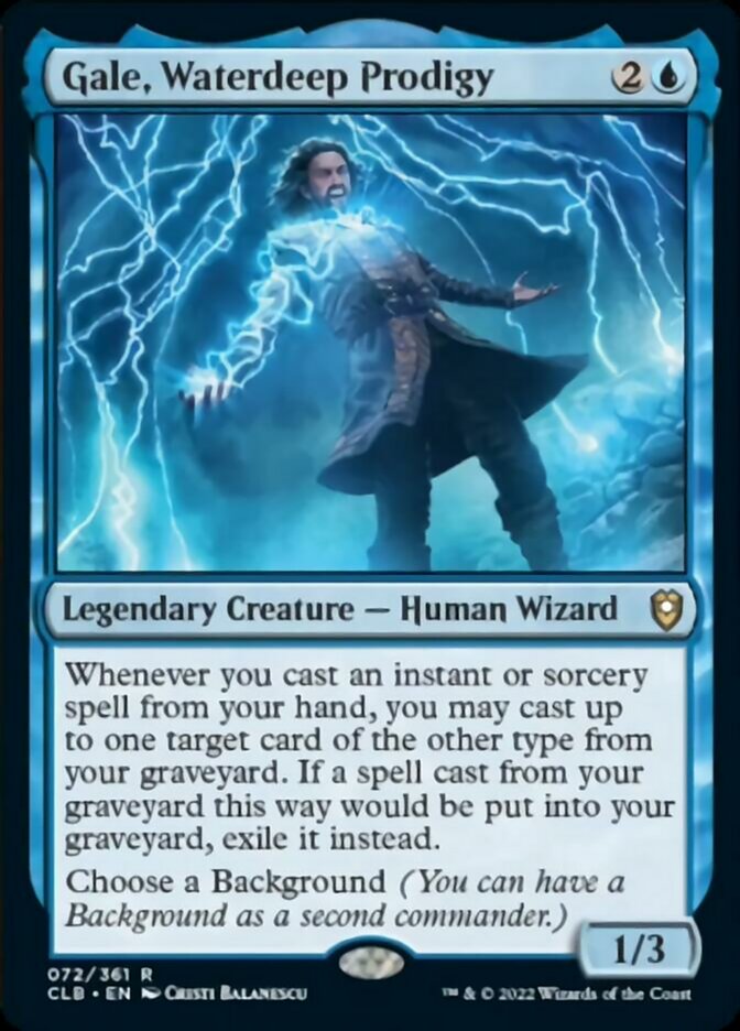 Gale, Waterdeep Prodigy [Commander Legends: Battle for Baldur's Gate] | Webway Games