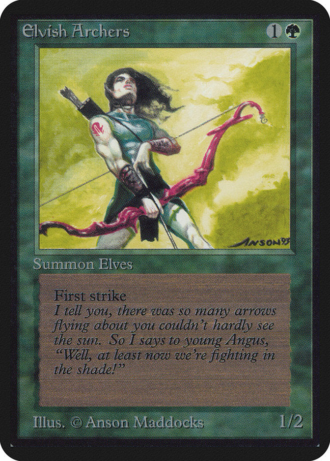 Elvish Archers [Limited Edition Alpha] | Webway Games