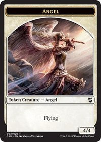 Angel // Cat Double-sided Token [Commander 2018 Tokens] | Webway Games