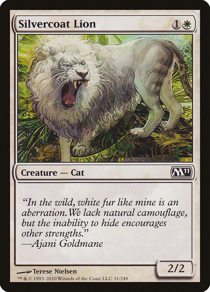 Silvercoat Lion [Magic 2011] | Webway Games