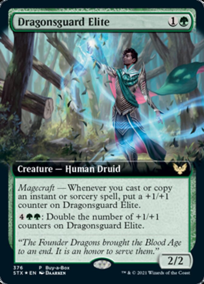 Dragonsguard Elite (Buy-A-Box) [Strixhaven: School of Mages Promos] | Webway Games