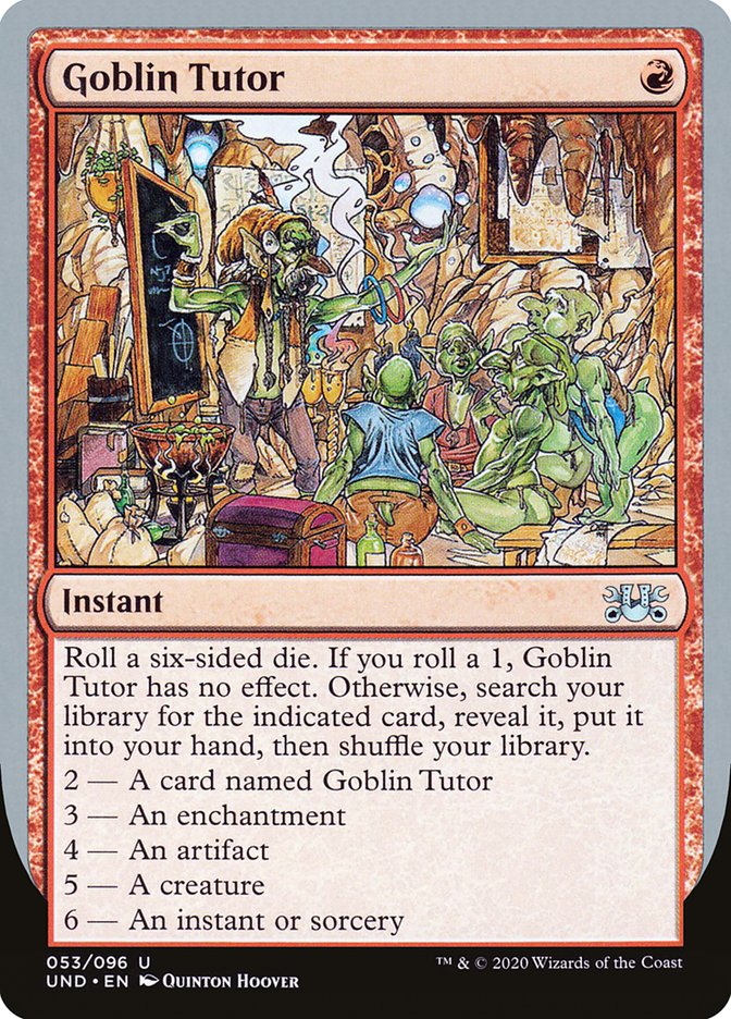 Goblin Tutor [Unsanctioned] | Webway Games