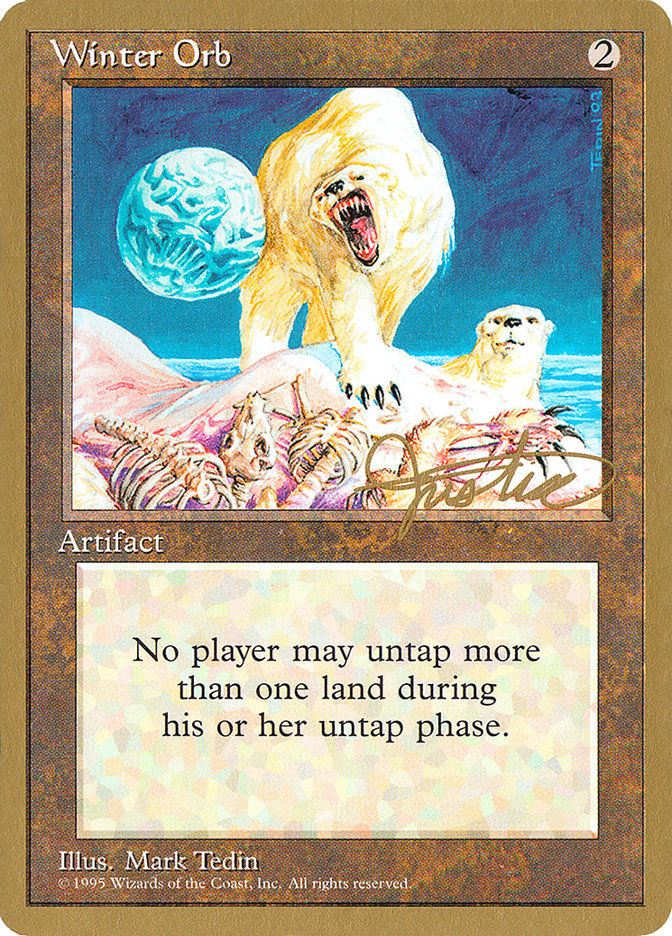 Winter Orb (Mark Justice) [Pro Tour Collector Set] | Webway Games