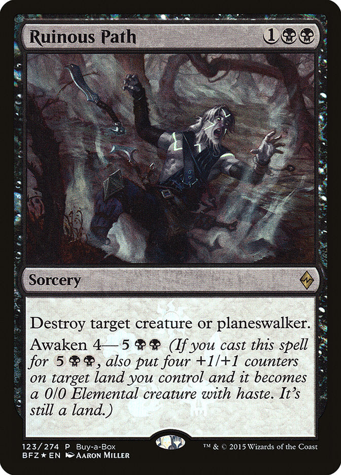 Ruinous Path (Buy-A-Box) [Battle for Zendikar Promos] | Webway Games