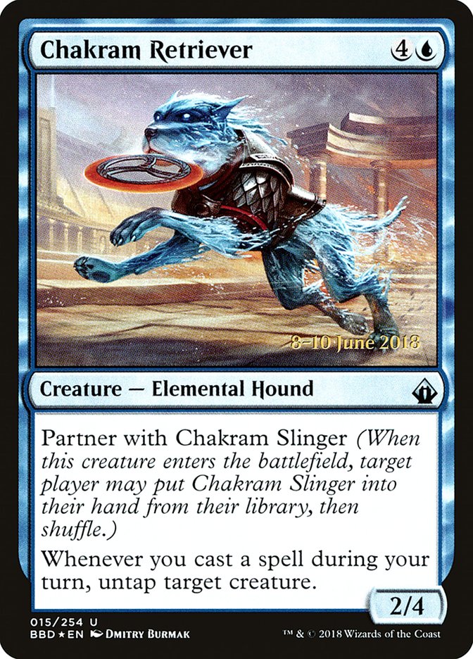 Chakram Retriever  (Prerelease) [Battlebond Promos] | Webway Games