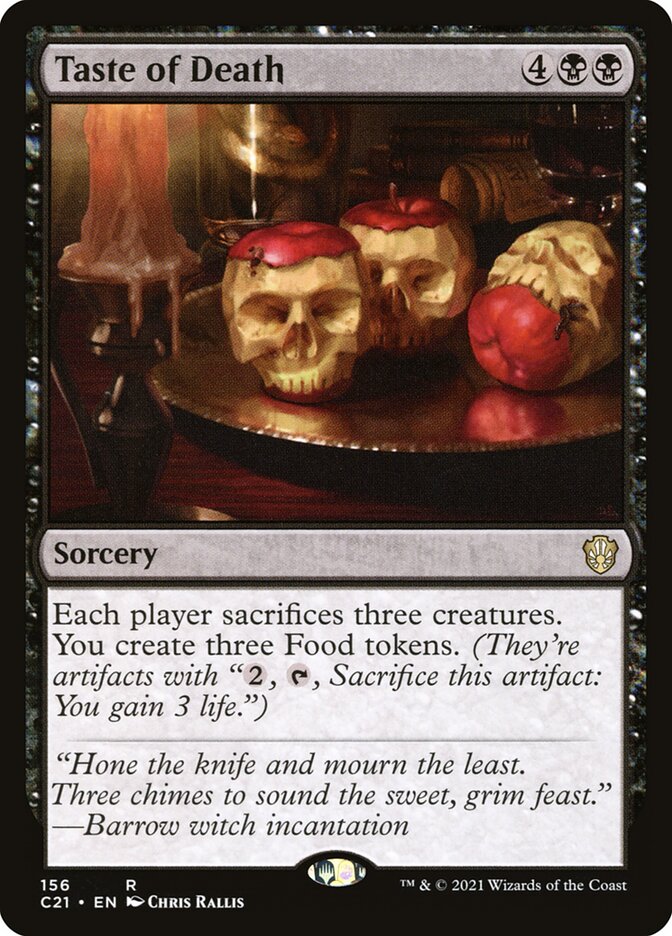 Taste of Death [Commander 2021] | Webway Games