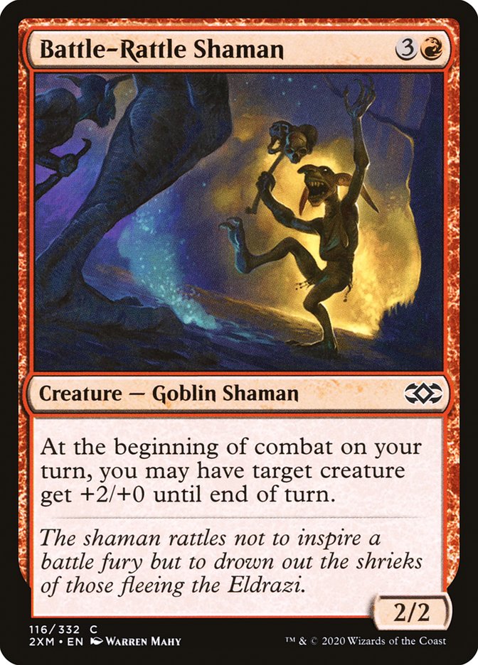 Battle-Rattle Shaman [Double Masters] | Webway Games