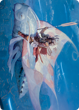 Sky-Blessed Samurai Art Card [Kamigawa: Neon Dynasty Art Series] | Webway Games