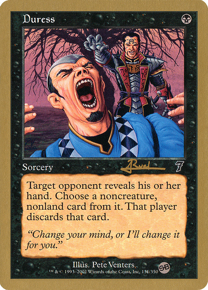 Duress (Antoine Ruel) (SB) [World Championship Decks 2001] | Webway Games
