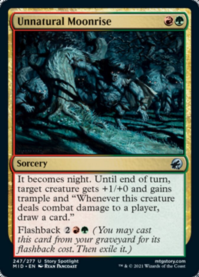 Unnatural Moonrise [Innistrad: Midnight Hunt] | Webway Games