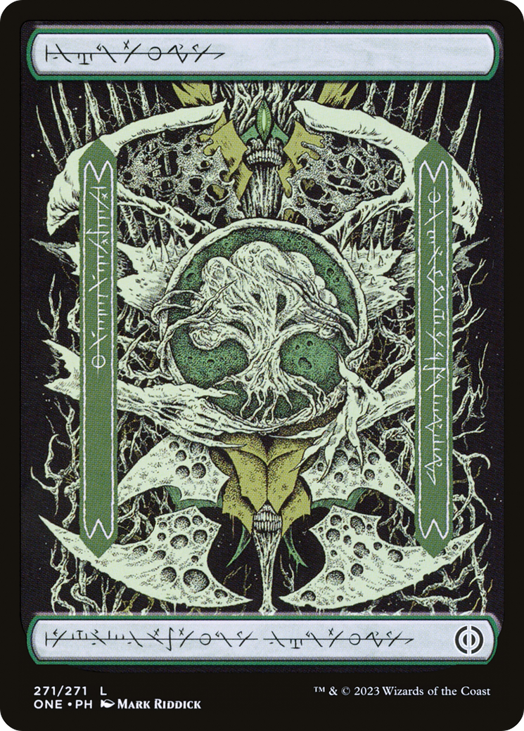 Forest (271) (Phyrexian) [Phyrexia: All Will Be One] | Webway Games