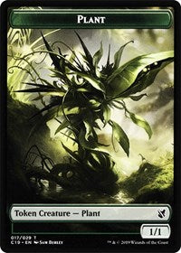 Plant // Morph Double-sided Token [Commander 2019 Tokens] | Webway Games