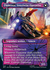 Flamewar, Brash Veteran // Flamewar, Streetwise Operative (Shattered Glass) [Universes Beyond: Transformers] | Webway Games