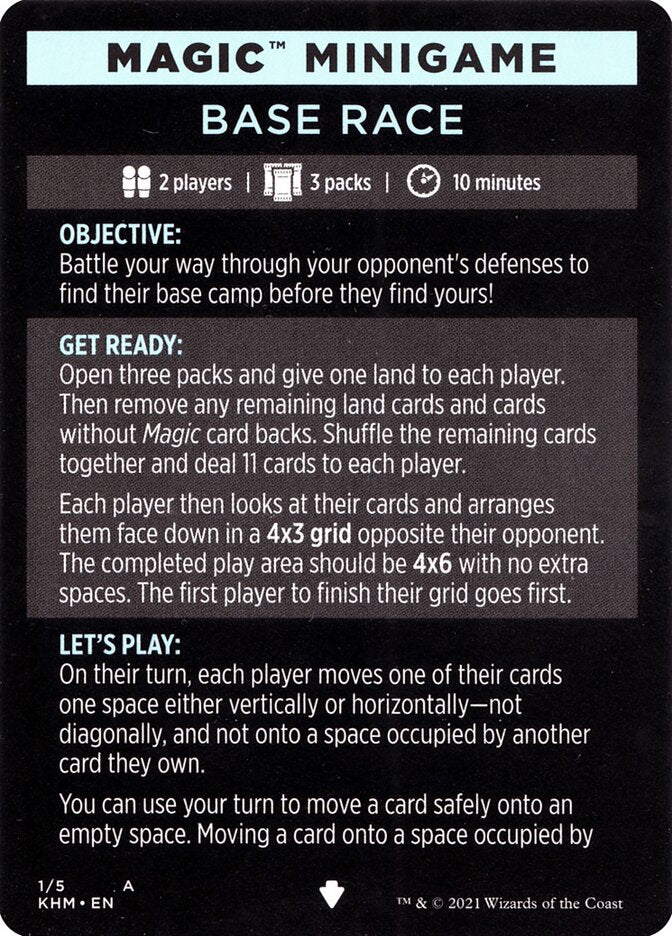 Base Race (Magic Minigame) [Kaldheim Minigame] | Webway Games