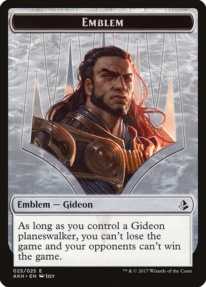 Gideon of the Trials Emblem [Amonkhet Tokens] | Webway Games
