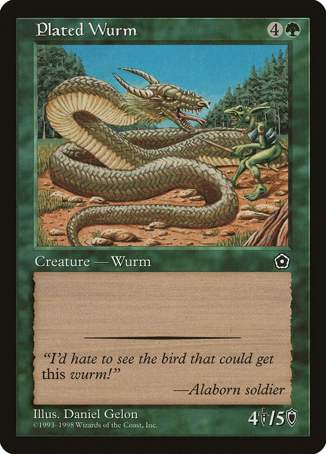 Plated Wurm [Portal Second Age] | Webway Games