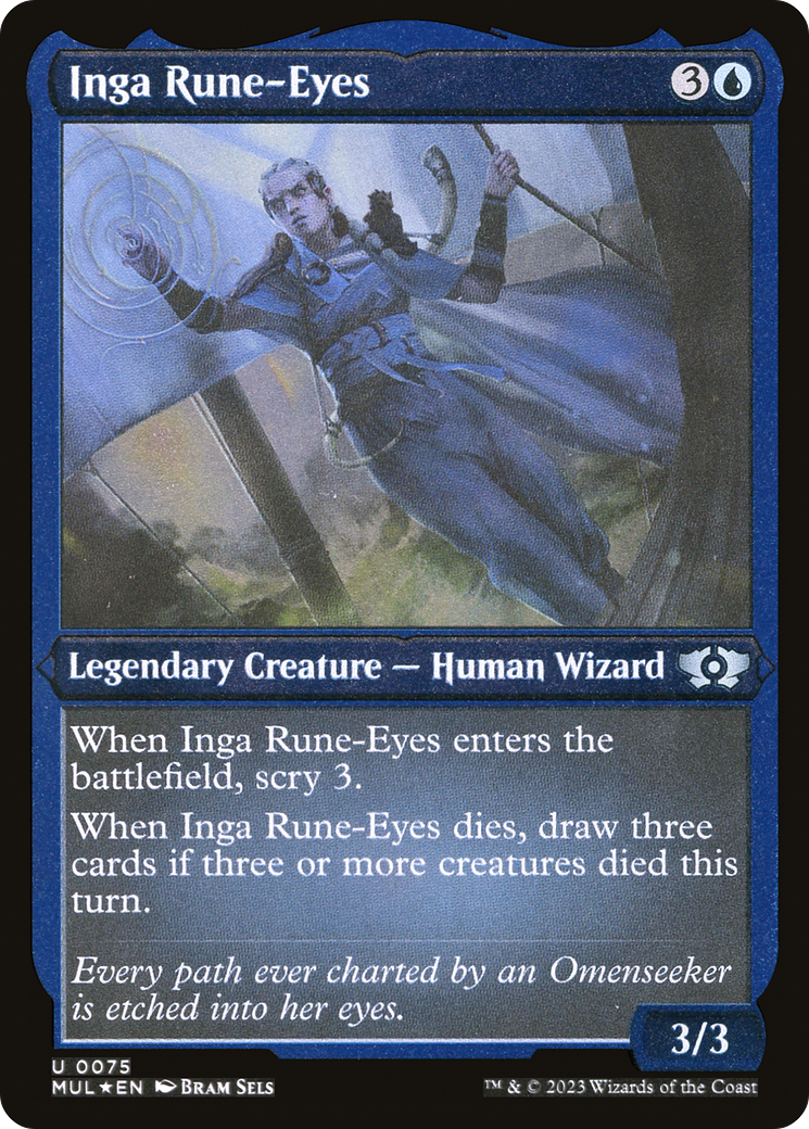 Inga Rune-Eyes (Foil Etched) [Multiverse Legends] | Webway Games