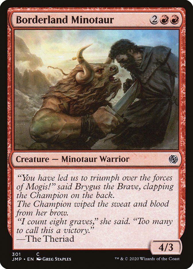 Borderland Minotaur [Jumpstart] | Webway Games