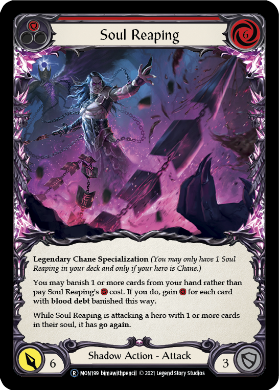 Soul Reaping (Rainbow Foil) [U-MON199-RF] Unlimited Rainbow Foil | Webway Games