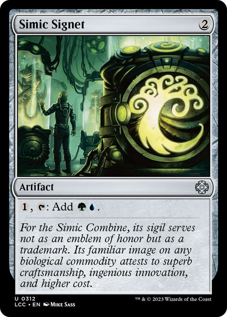 Simic Signet [The Lost Caverns of Ixalan Commander] | Webway Games