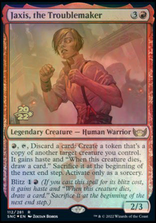 Jaxis, the Troublemaker [Streets of New Capenna Prerelease Promos] | Webway Games
