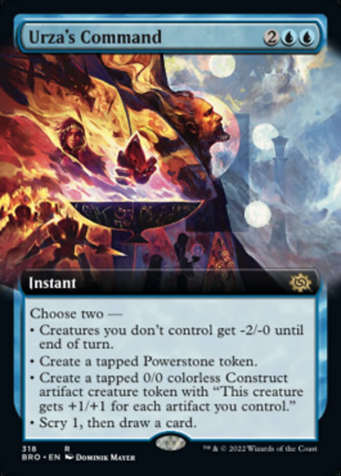 Urza's Command (Extended Art) [The Brothers' War] | Webway Games