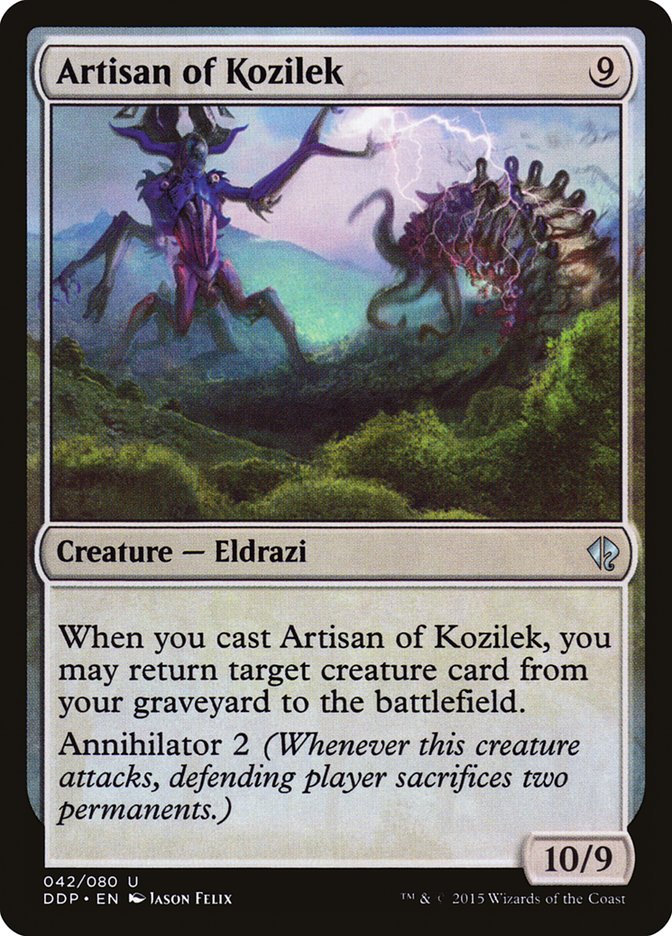 Artisan of Kozilek [Duel Decks: Zendikar vs. Eldrazi] | Webway Games