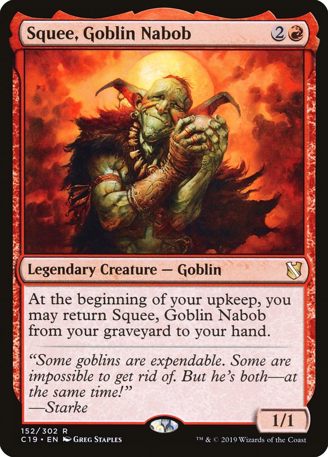 Squee, Goblin Nabob [Commander 2019] | Webway Games
