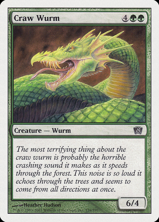 Craw Wurm [Eighth Edition] | Webway Games