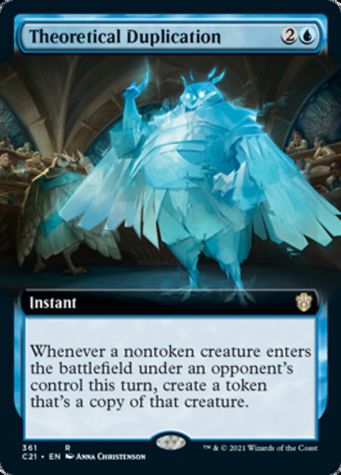 Theoretical Duplication (Extended) [Commander 2021] | Webway Games