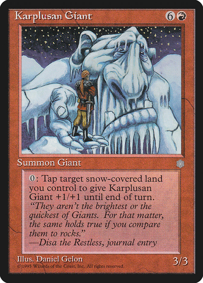 Karplusan Giant [Ice Age] | Webway Games