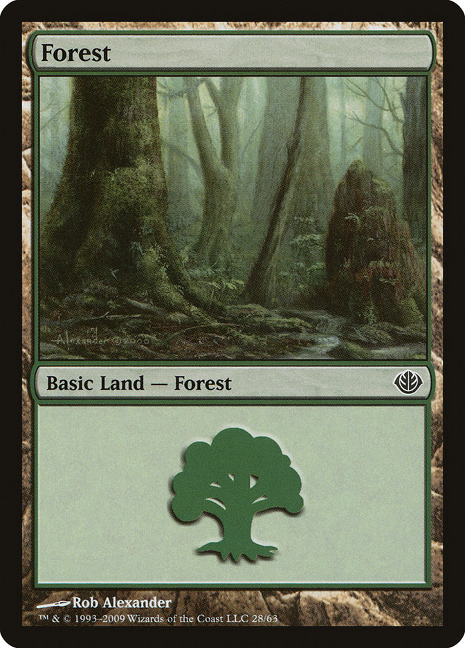 Forest (#28) [Duel Decks: Garruk vs. Liliana] | Webway Games