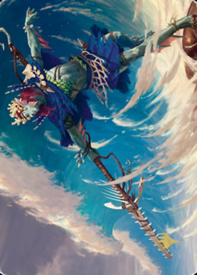 Tazeem Roilmage Art Card (Gold-Stamped Signature) [Zendikar Rising Art Series] | Webway Games