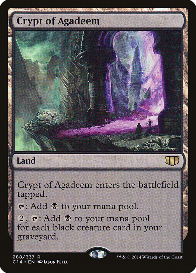 Crypt of Agadeem [Commander 2014] | Webway Games