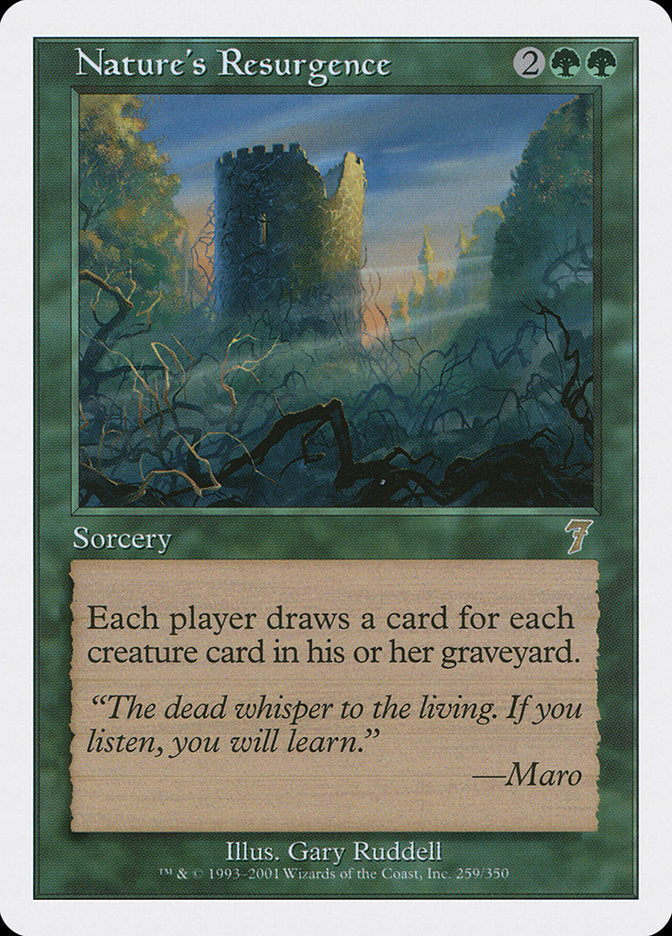 Nature's Resurgence [Seventh Edition] | Webway Games