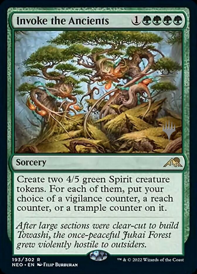 Invoke the Ancients (Promo Pack) [Kamigawa: Neon Dynasty Promos] | Webway Games