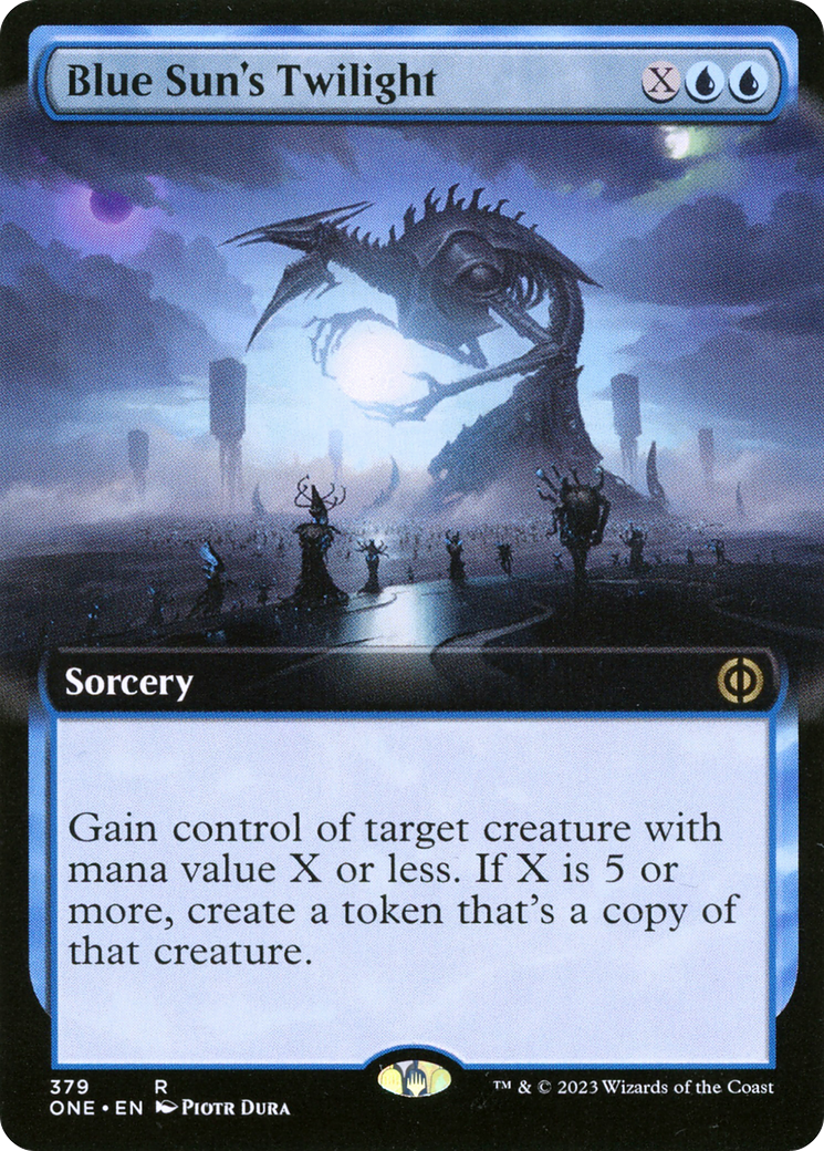 Blue Sun's Twilight (Extended Art) [Phyrexia: All Will Be One] | Webway Games