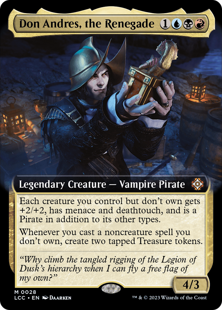 Don Andres, the Renegade (Extended Art) [The Lost Caverns of Ixalan Commander] | Webway Games
