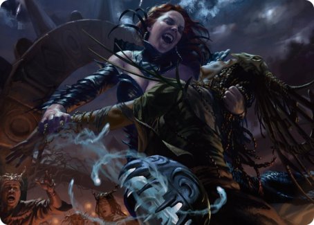 Olivia's Midnight Ambush Art Card [Innistrad: Midnight Hunt Art Series] | Webway Games