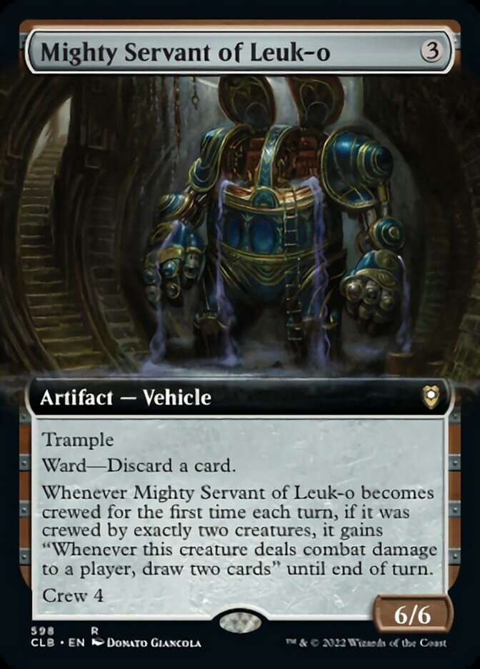Mighty Servant of Leuk-o (Extended Art) [Commander Legends: Battle for Baldur's Gate] | Webway Games