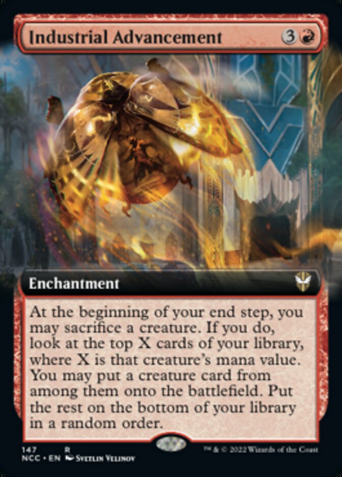 Industrial Advancement (Extended Art) [Streets of New Capenna Commander] | Webway Games