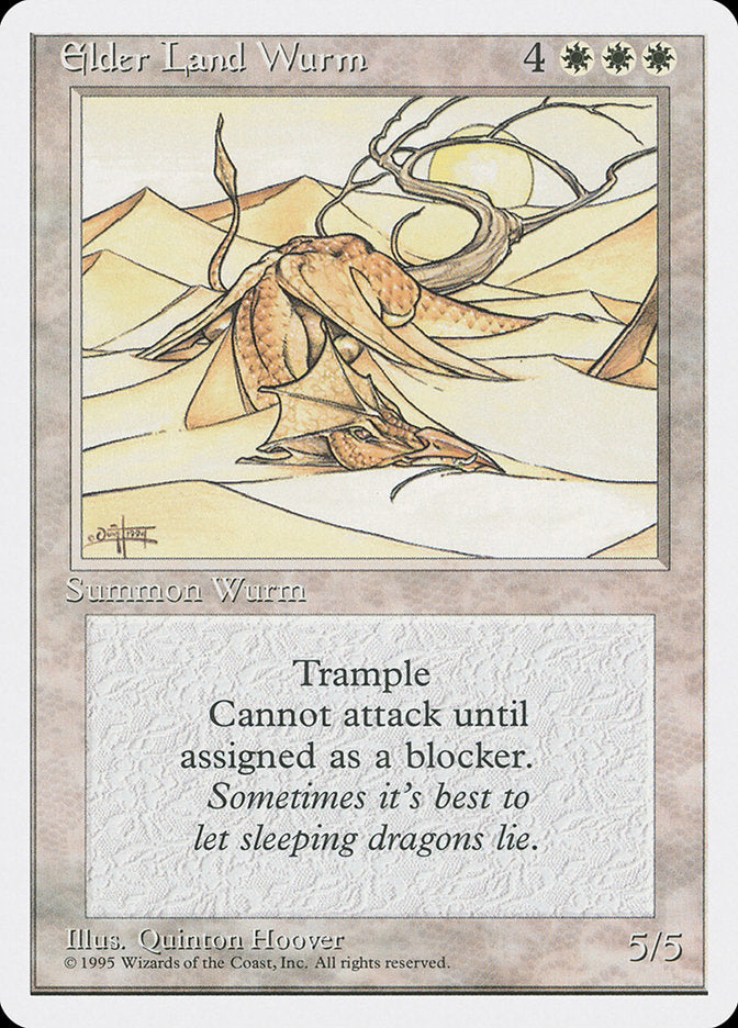 Elder Land Wurm [Fourth Edition] | Webway Games